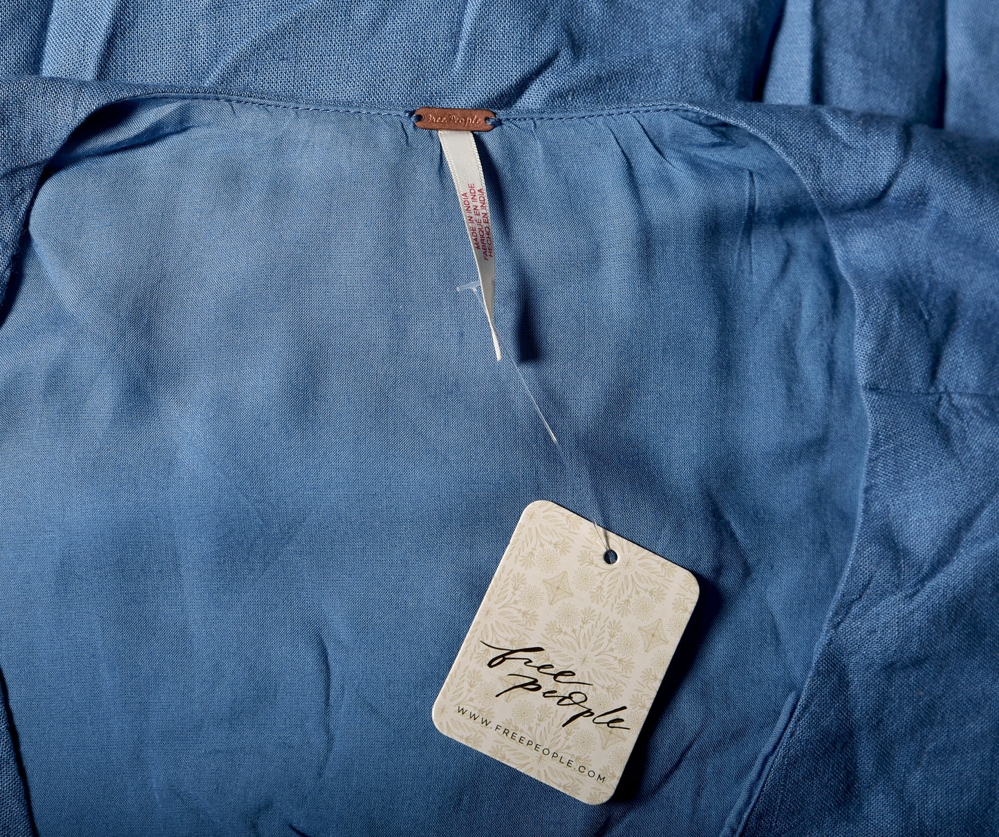 Free people Vintage Summer Midi Dress – label tag blue