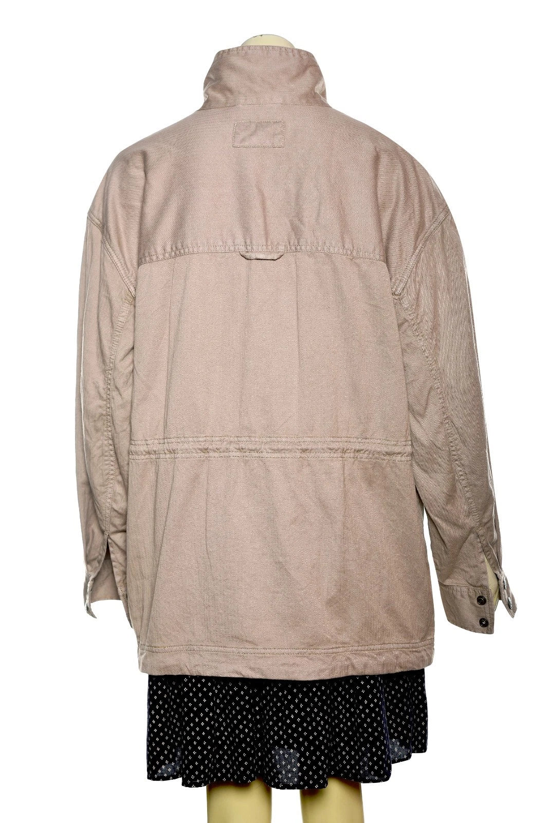 Free People We The Free Arya Utility Jacket – back view brown