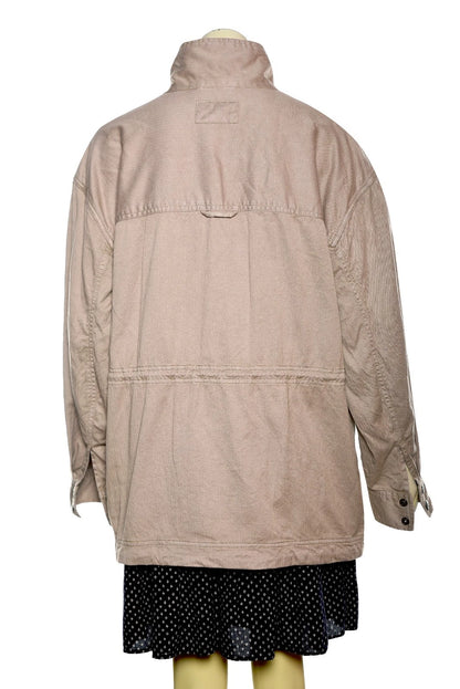 Free People We The Free Arya Utility Jacket – back view brown