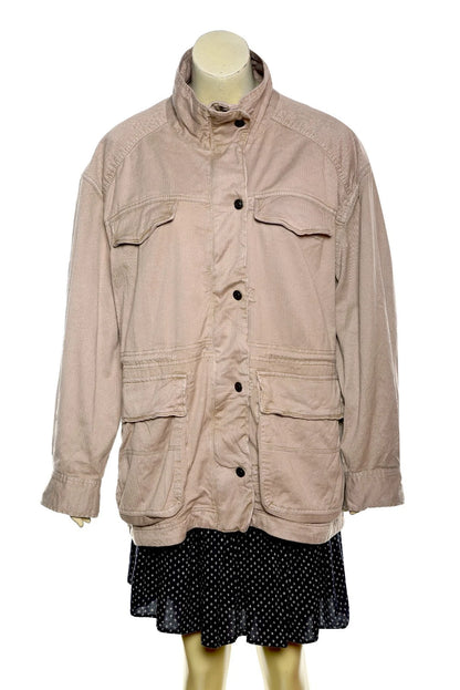 Free People We The Free Arya Utility Jacket – front view brown