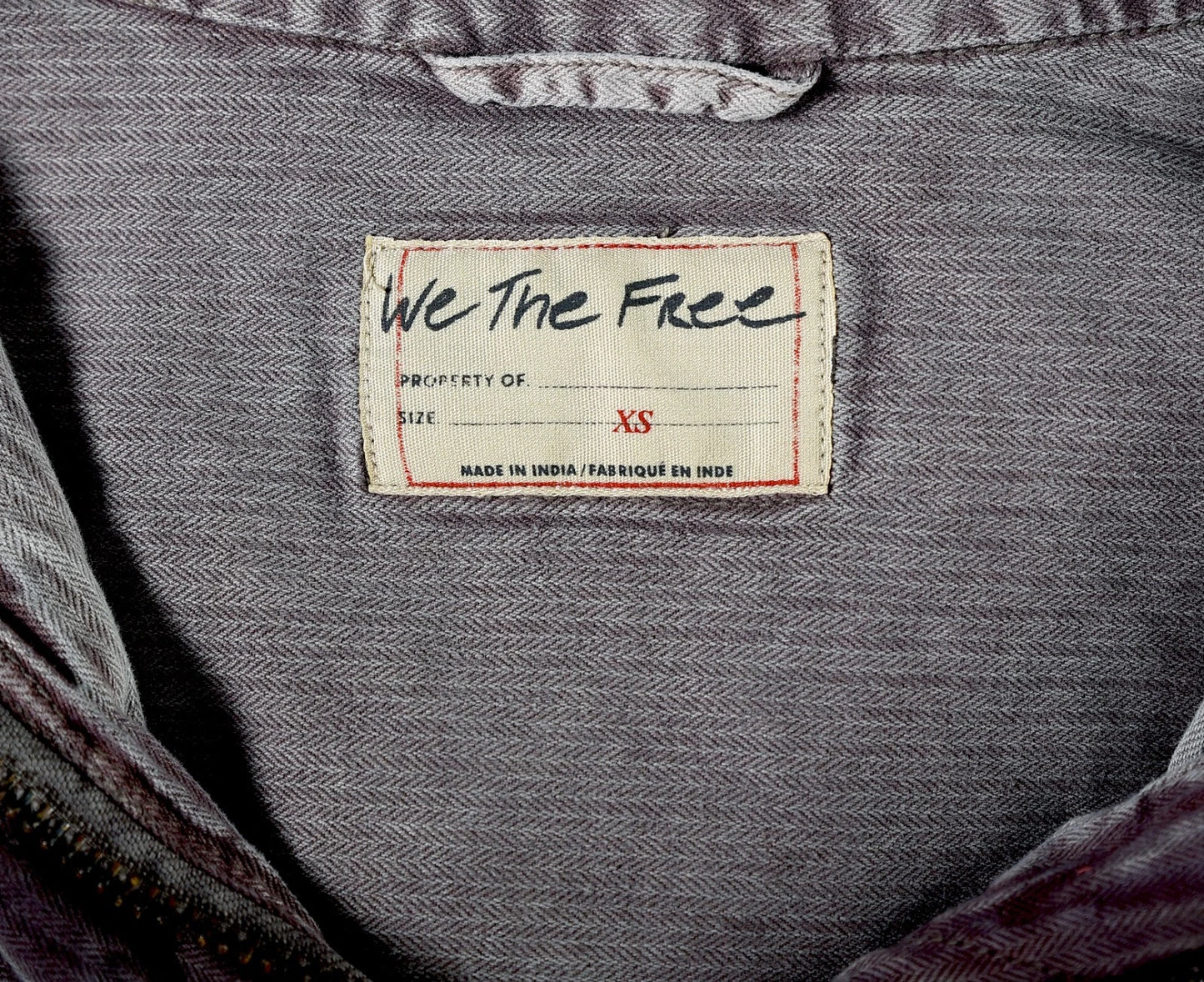 Free People We The Free Arya Utility Jacket – label size wine