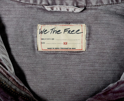 Free People We The Free Arya Utility Jacket – label size wine