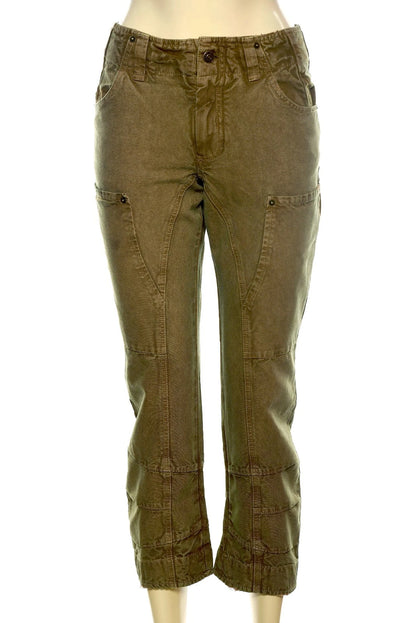 Free People We The Free Supersonic Slim Pants – front view green