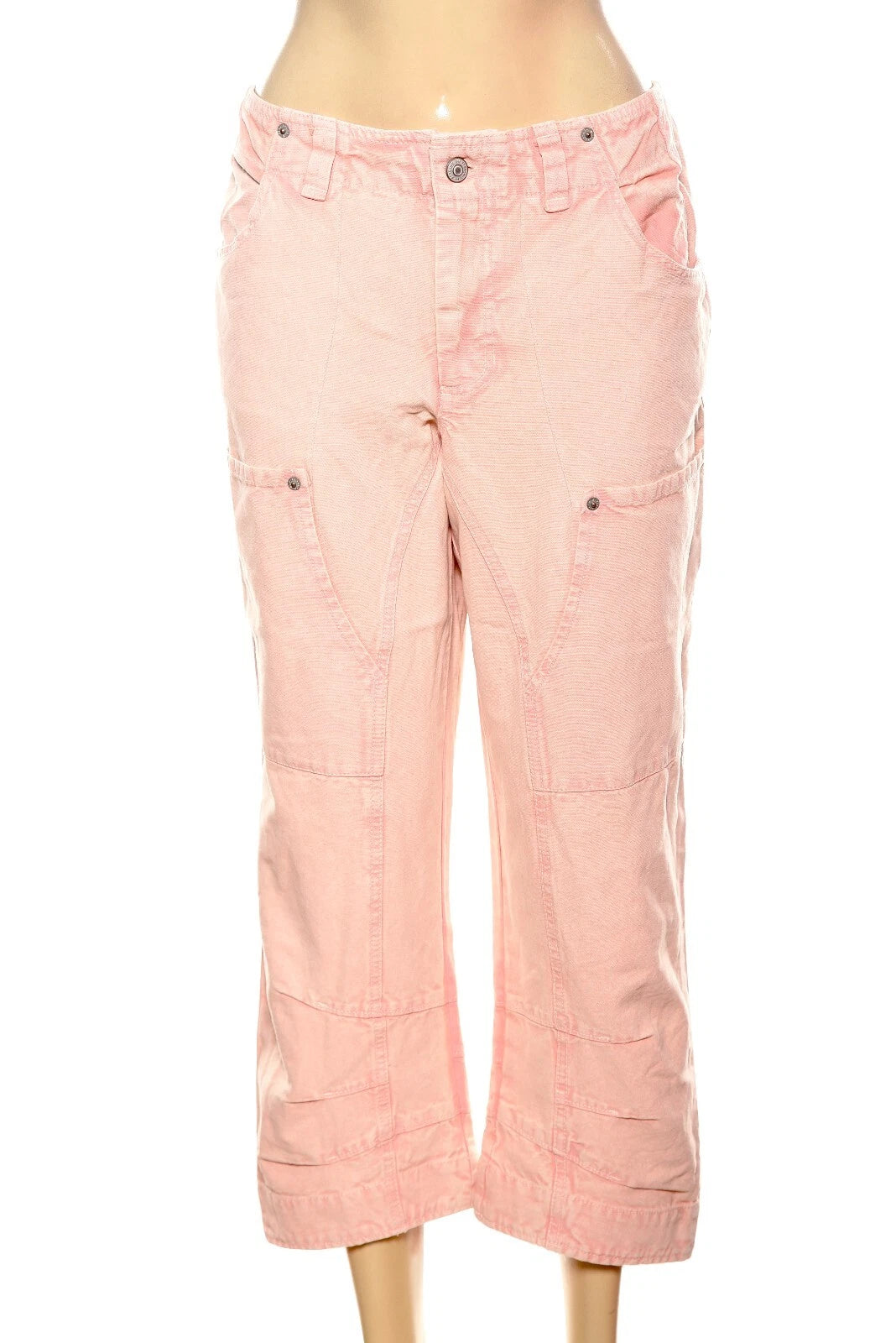 Free People We The Free Supersonic Slim Pants – front view pink