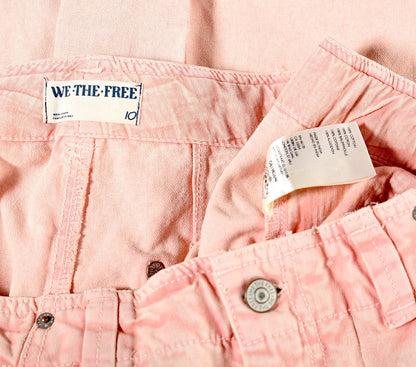 Free People We The Free Supersonic Slim Pants – label washcare pink