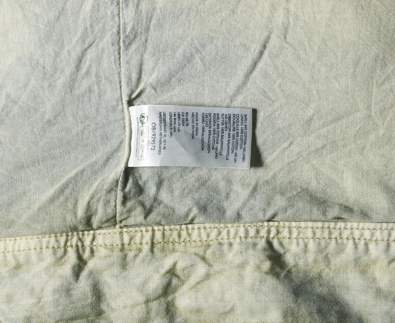 Free People We The Free Suzy Linen Jacket – washcare green