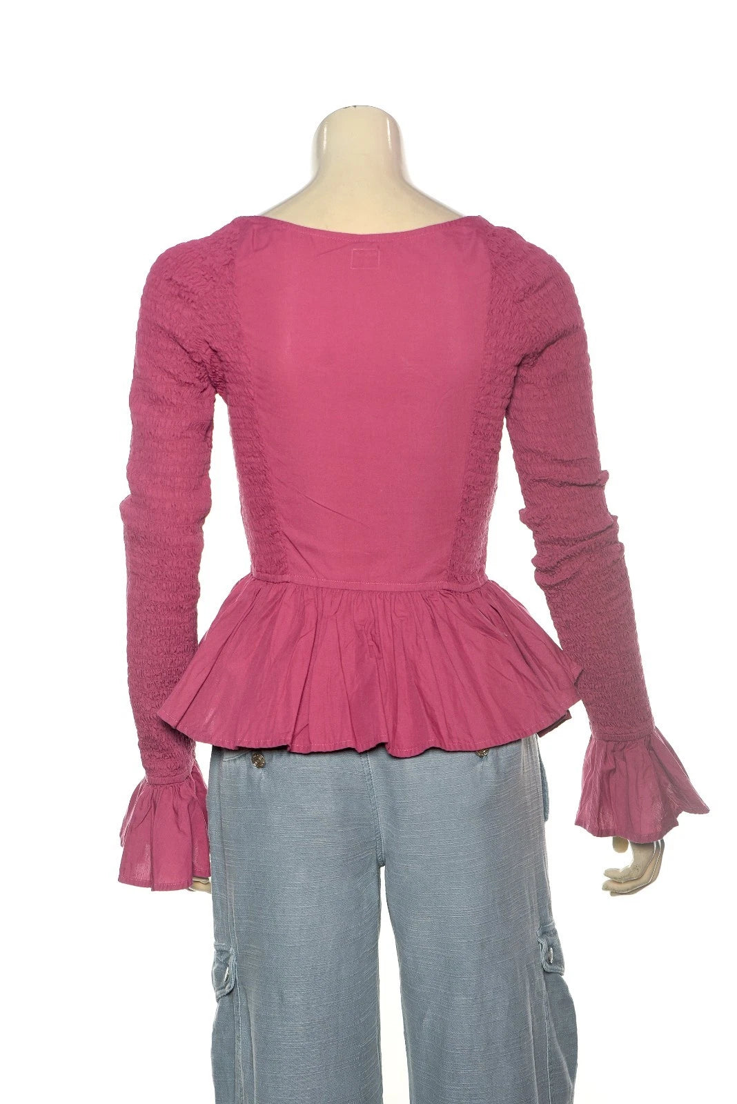 Free People Tropical Vibes Top – back view pink