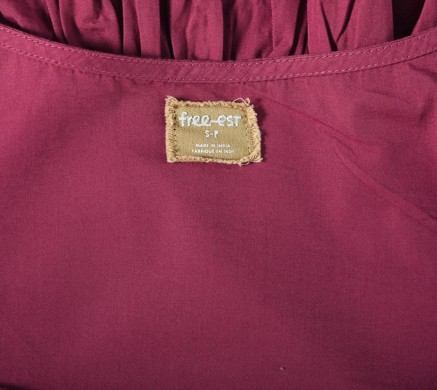 Free People Tropical Vibes Top – label size pink