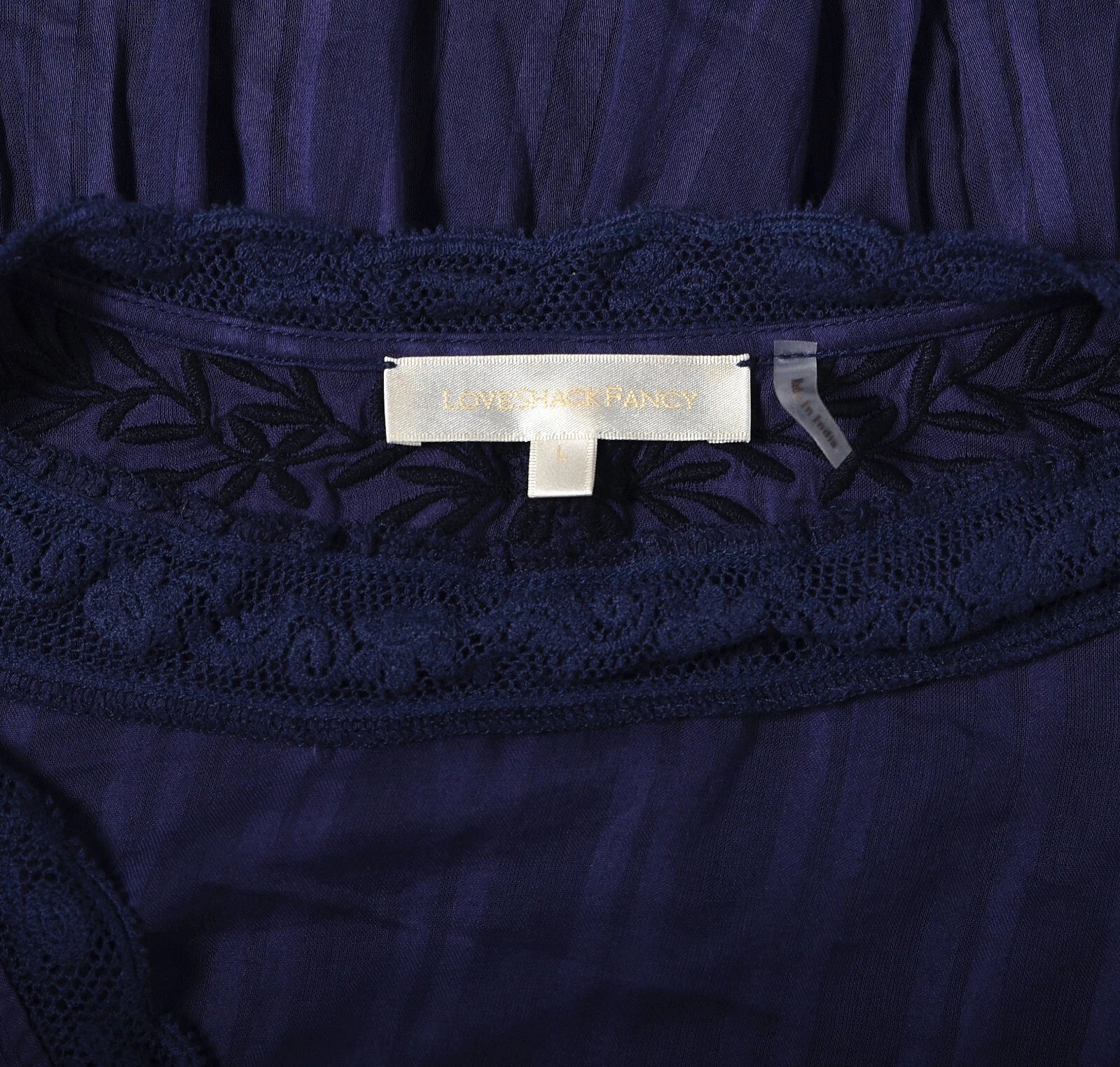 LoveShackFancy Aneesha Dress – label size blue