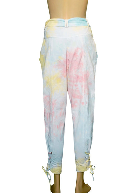 LoveShackFancy Tao Pant – back view multicolor