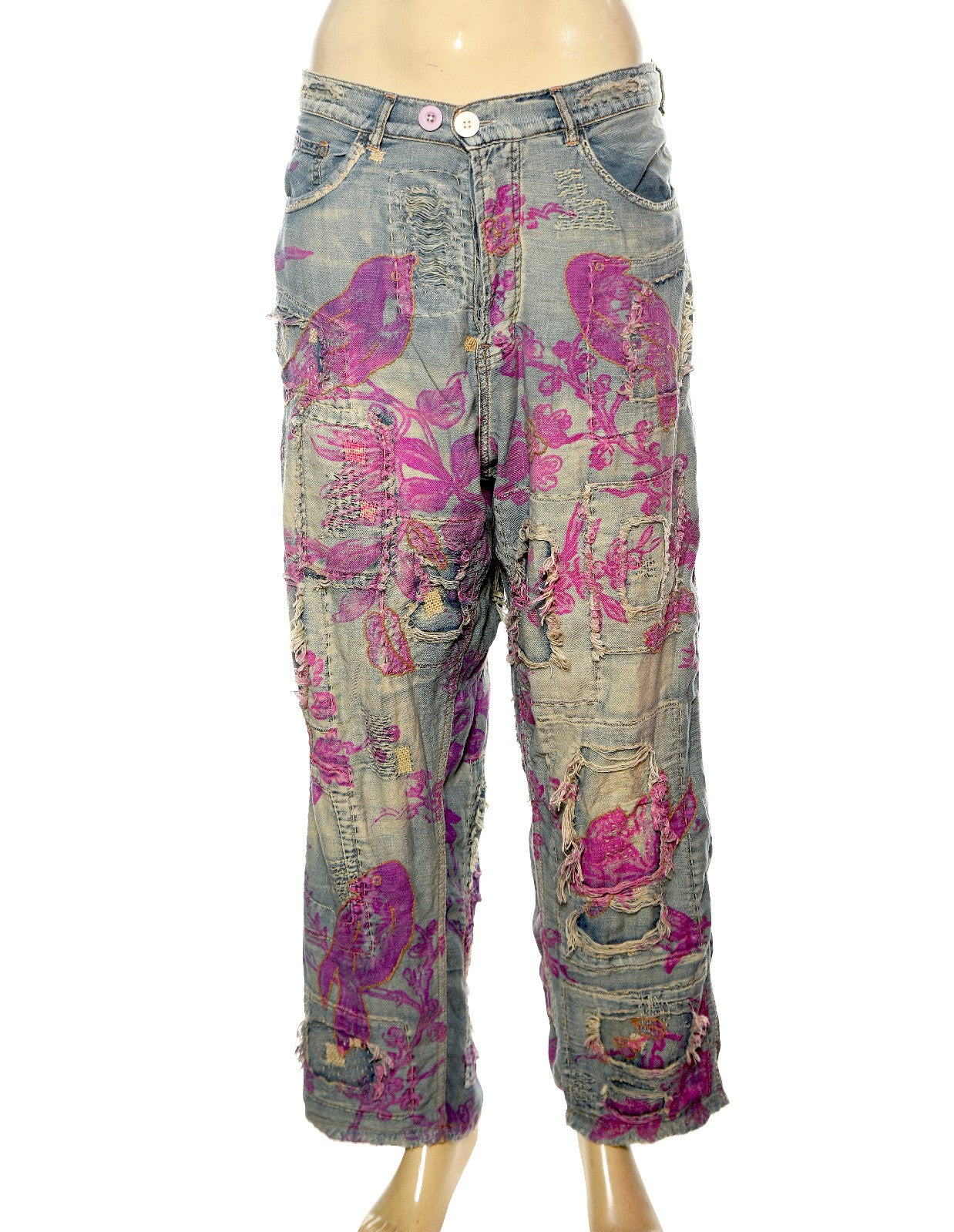 Magnolia Pearl Love Valentino Miner Denim – front view blue