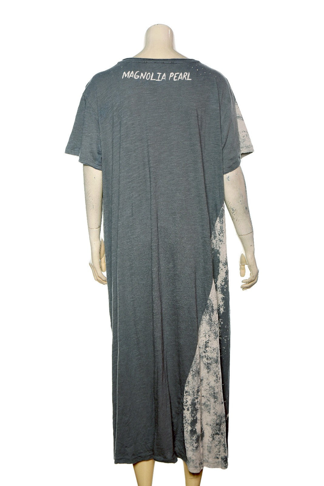 Magnolia Pearl Space Disco Tee Dress – back view gray
