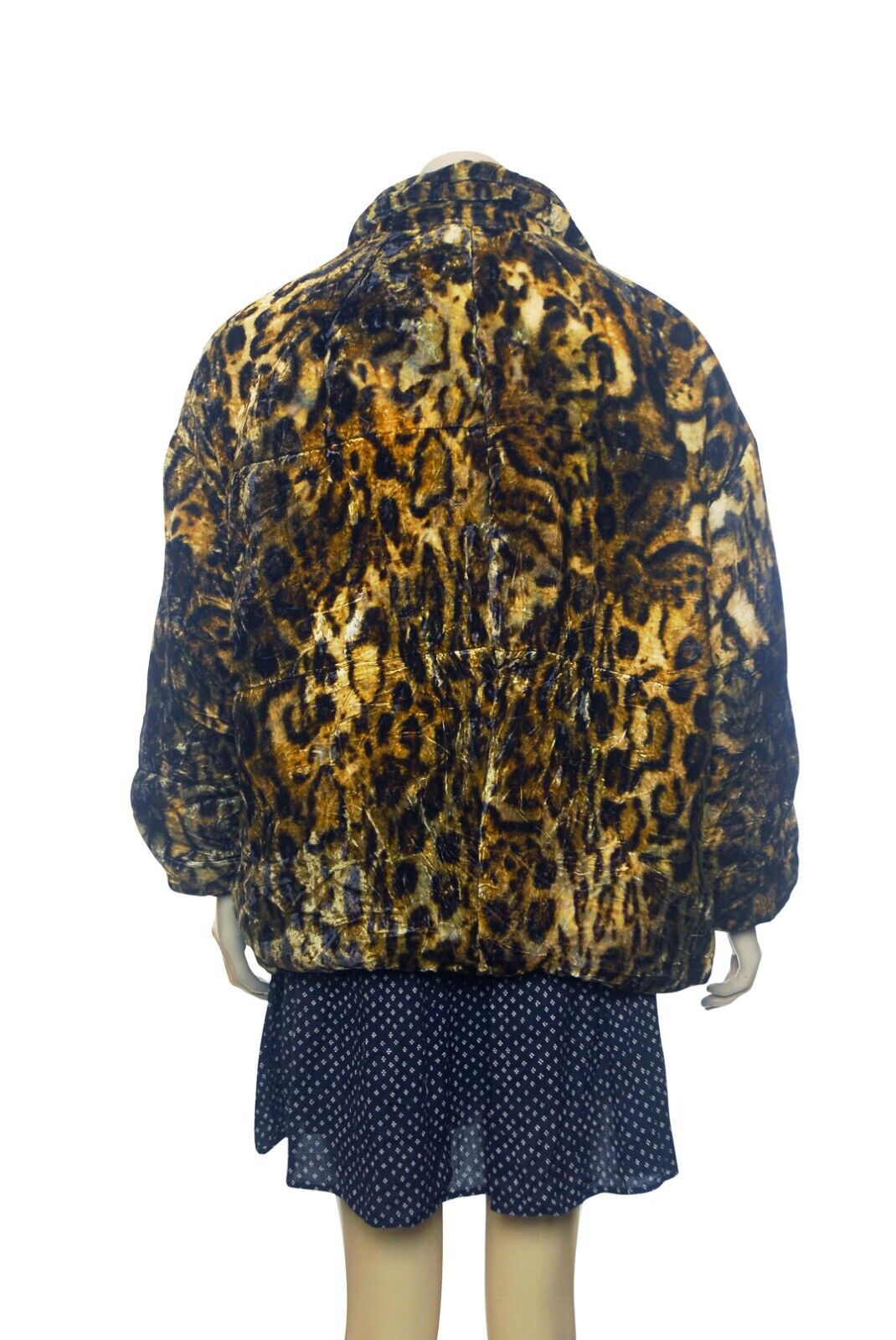 Isabel Marant Tao Quilted Velvet Leopard Print Coat