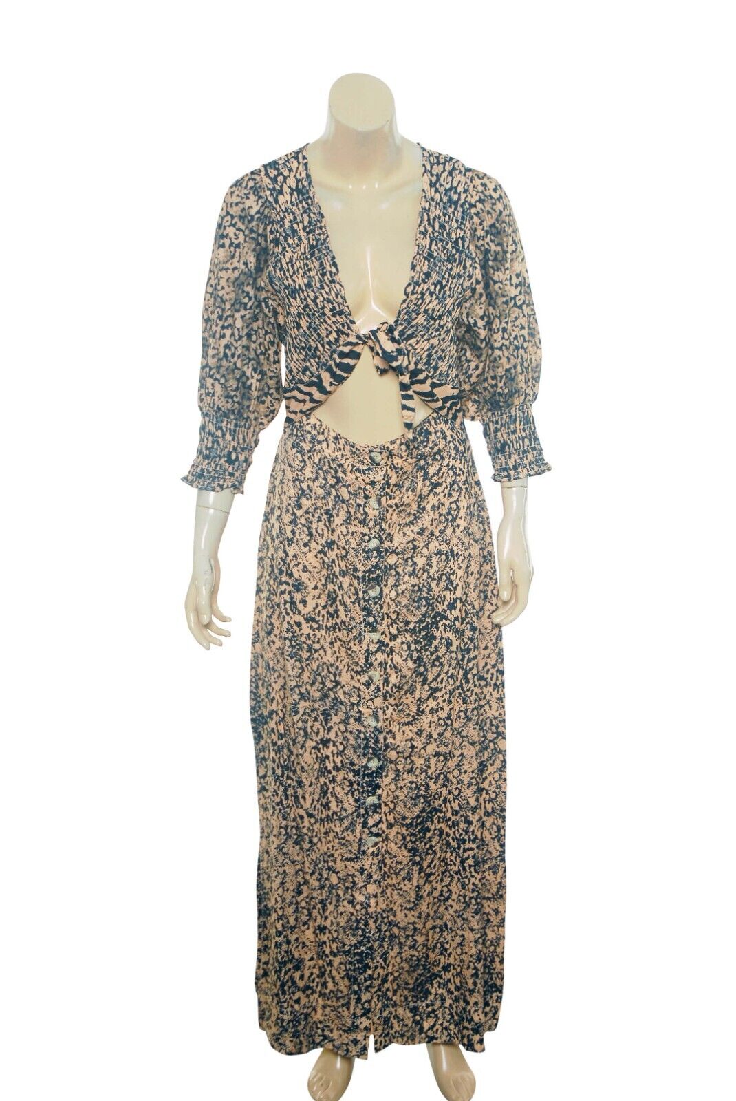 Free People String Of Hearts Printed Maxi Dress
