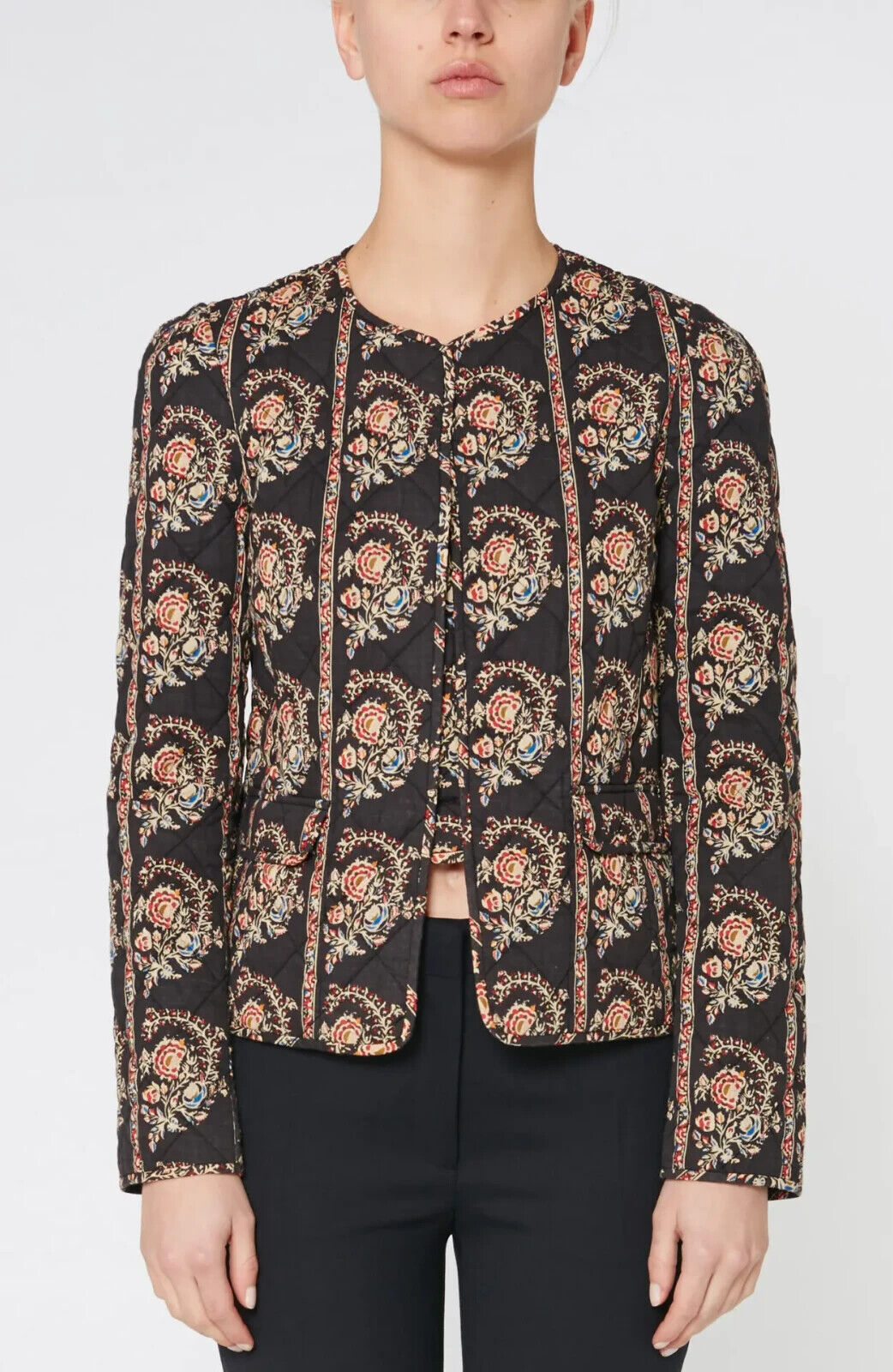 Isabel Marant Etoile Elmer Quilted Coat Reversible Jacket