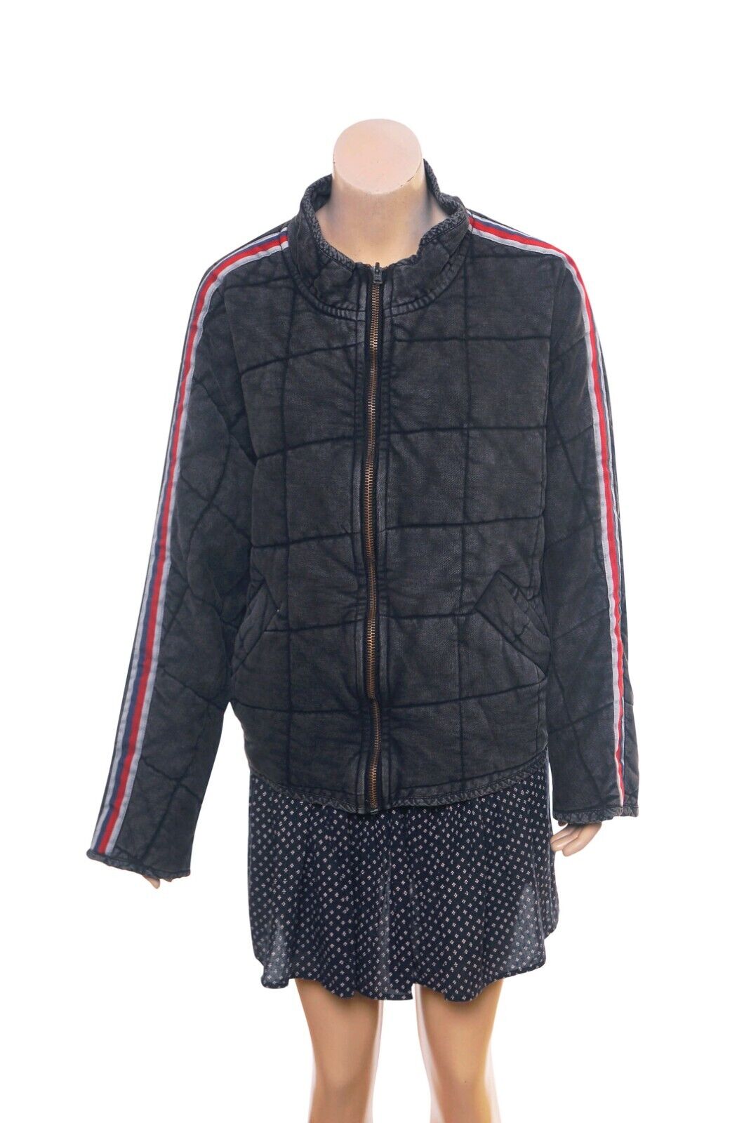 Free People Sports Rib Dolman Quilted Jacket