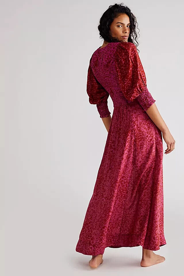 Free People String Of Hearts Printed Maxi Dress