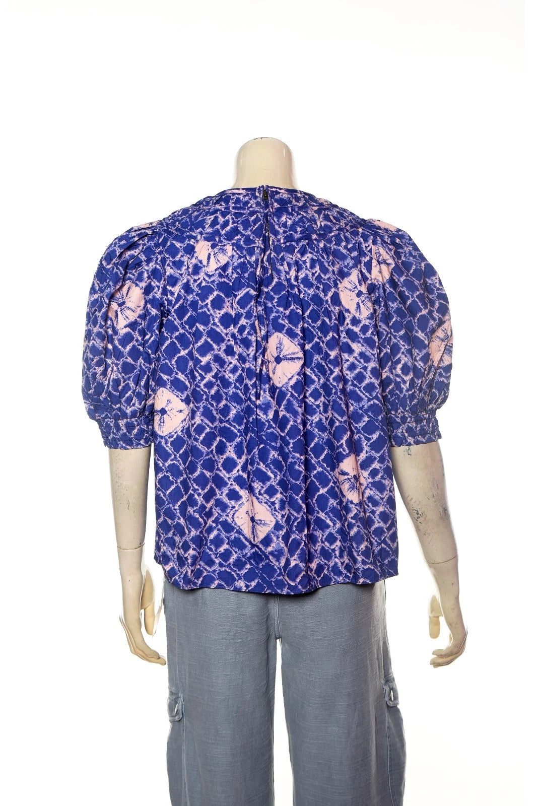 Ulla Johnson Carmela Top – back view blue
