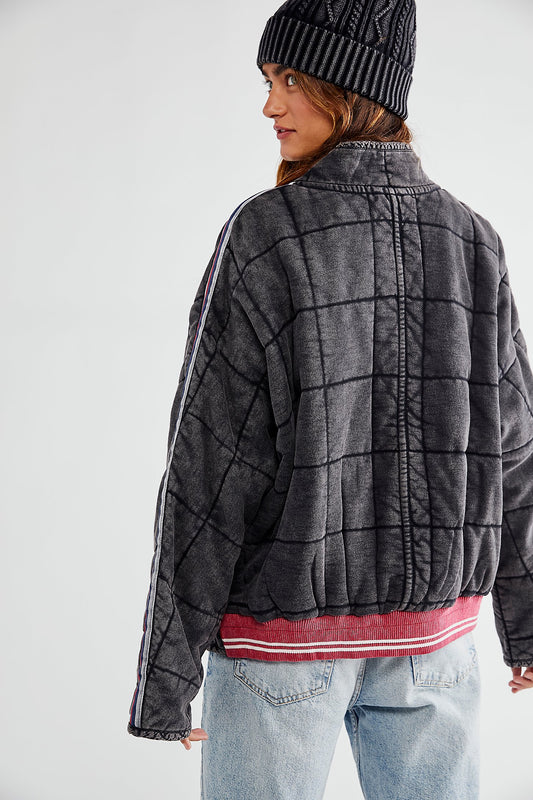 Free People Sports Rib Dolman Quilted Jacket