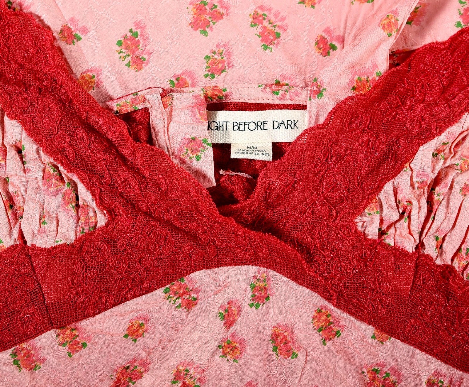 Urban Outfitters Light Before Dark Bex Floral Print Lingerie Slip Dress – label m  pink