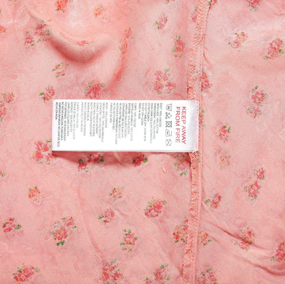 Urban Outfitters Light Before Dark Bex Floral Print Lingerie Slip Dress – washcare pink